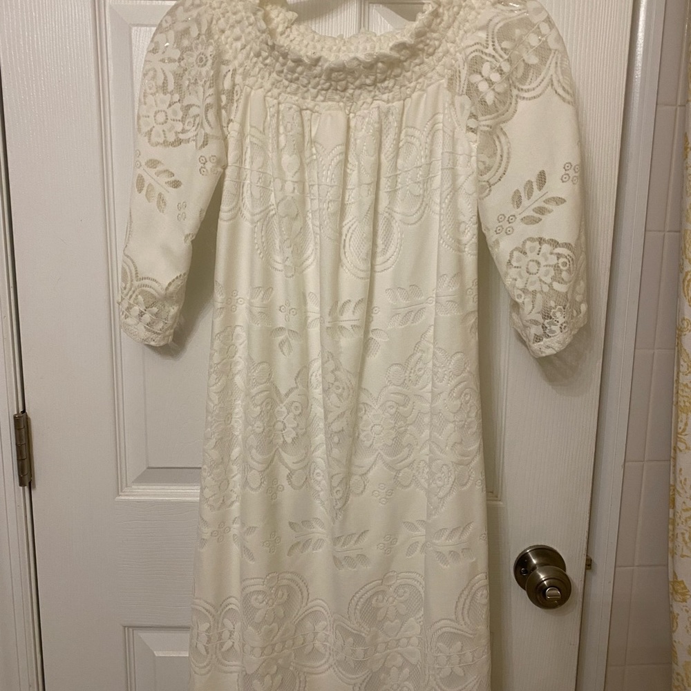 White Off The Shoulder Dress